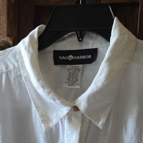 Sigrid Olsen White Embroidered Blouse - Picture 7 of 8